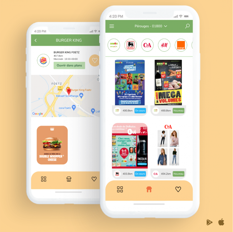 Image présentation Application mobile Biscuit